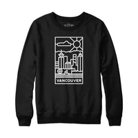 Vancouver Stained Glass Light Logo Sweatshirt Hoodie