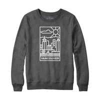Vancouver Stained Glass Light Logo Sweatshirt Hoodie
