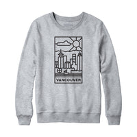 Vancouver Stained Glass Dark Logo Sweatshirt Hoodie