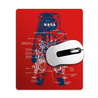 NASA Lander Astronaut Diagram Mouse Pad
