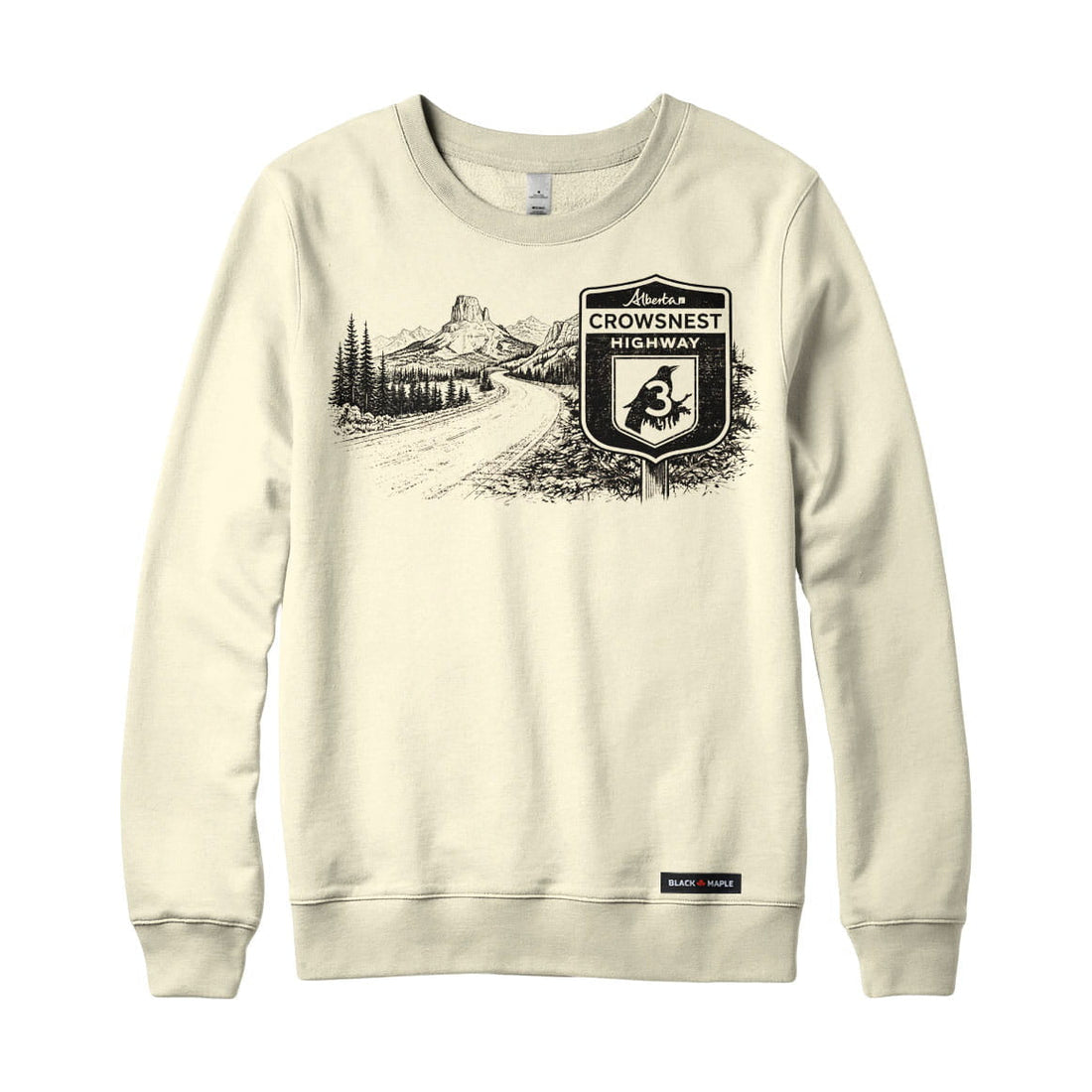 Alberta Crowsnest Highway Road Trip Sweatshirt or Hoodie