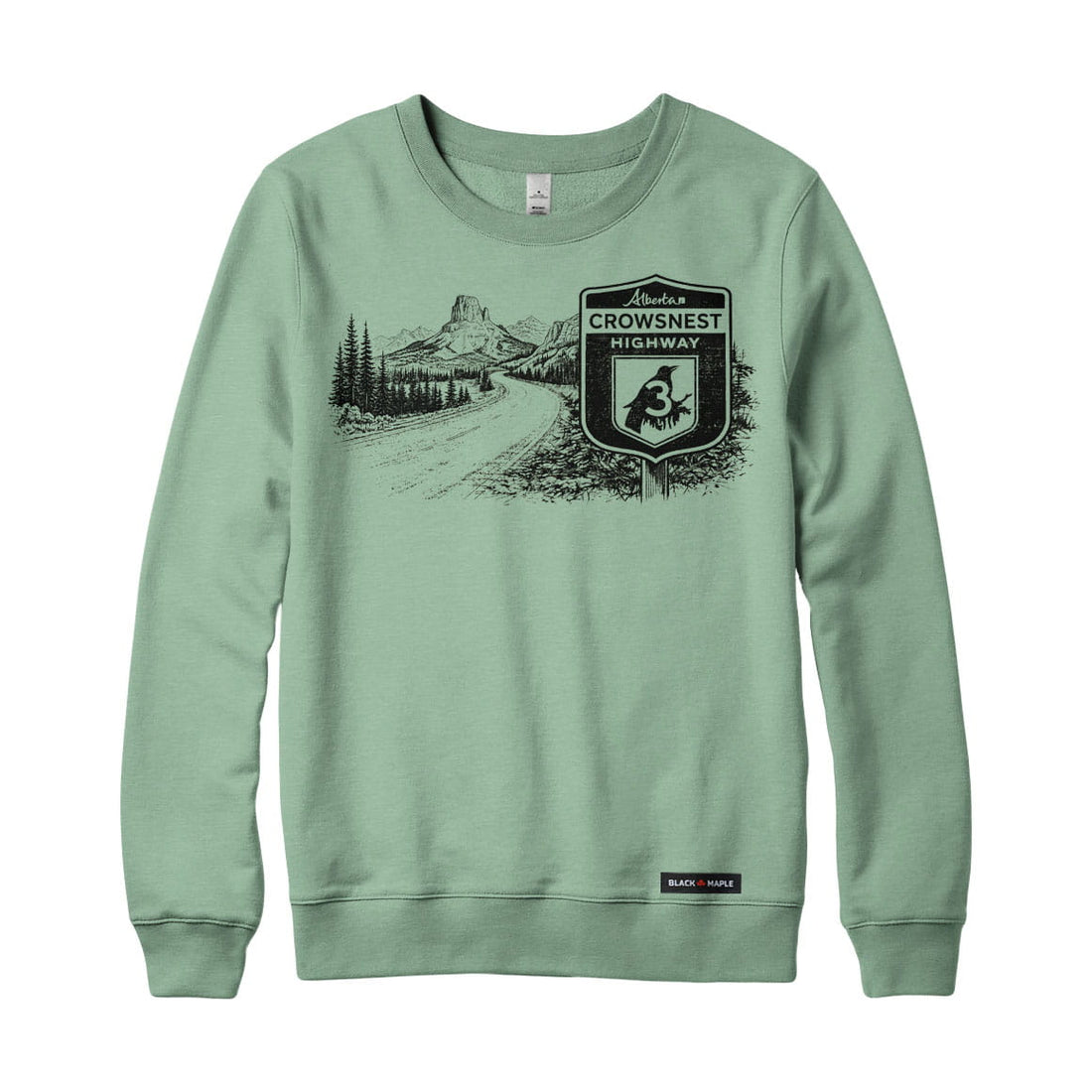 Alberta Crowsnest Highway Road Trip Sweatshirt or Hoodie