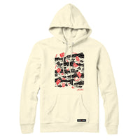 Anna M. Cullen x Black Maple Trading - Artist Collab: School of Salmon Sweatshirt or Hoodie