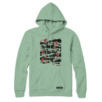 Anna M. Cullen x Black Maple Trading - Artist Collab: School of Salmon Sweatshirt or Hoodie