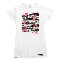 Anna M. Cullen x Black Maple Trading - Artist Collab: School of Salmon T-shirt