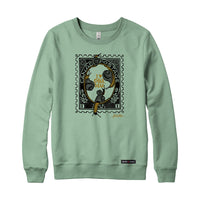 Anna M. Cullen x Black Maple Trading - Artist Collab: Snail Mail Stamp Sweatshirt or Hoodie
