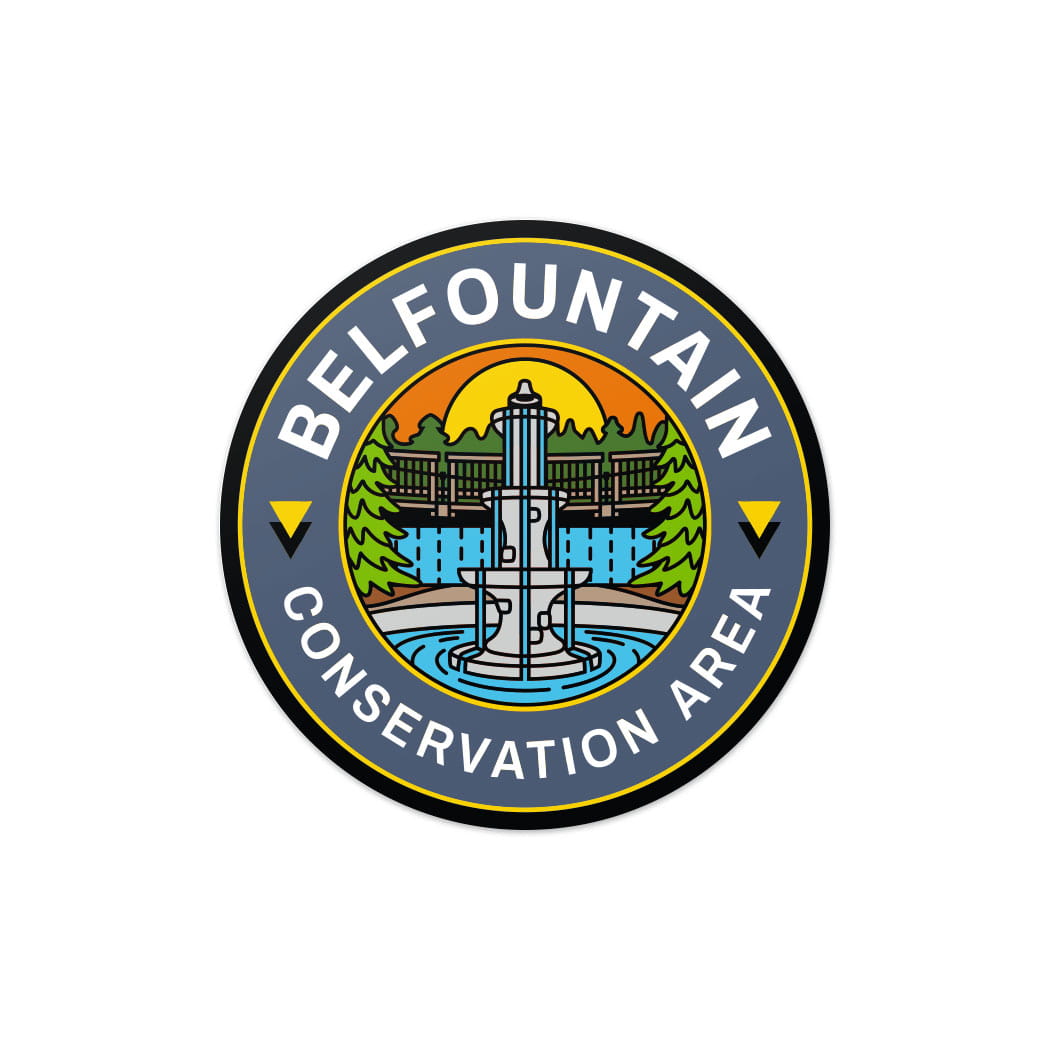 Belfountain Park High Tack Vinyl Sticker