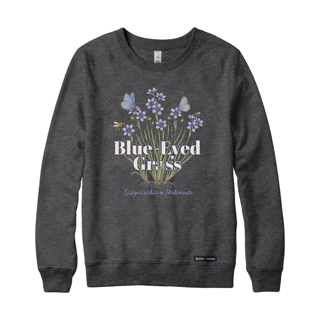 Blue-Eyed Grass Wildflower Sweatshirt
