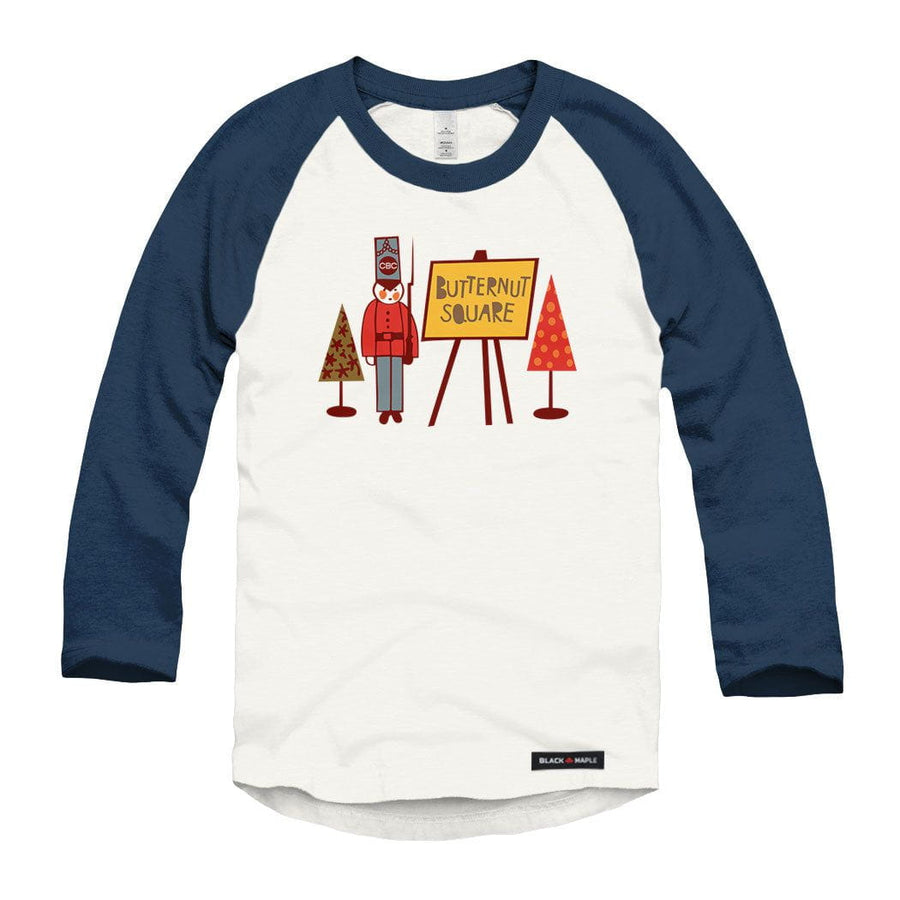 Butternut Square Raglan Baseball Shirt