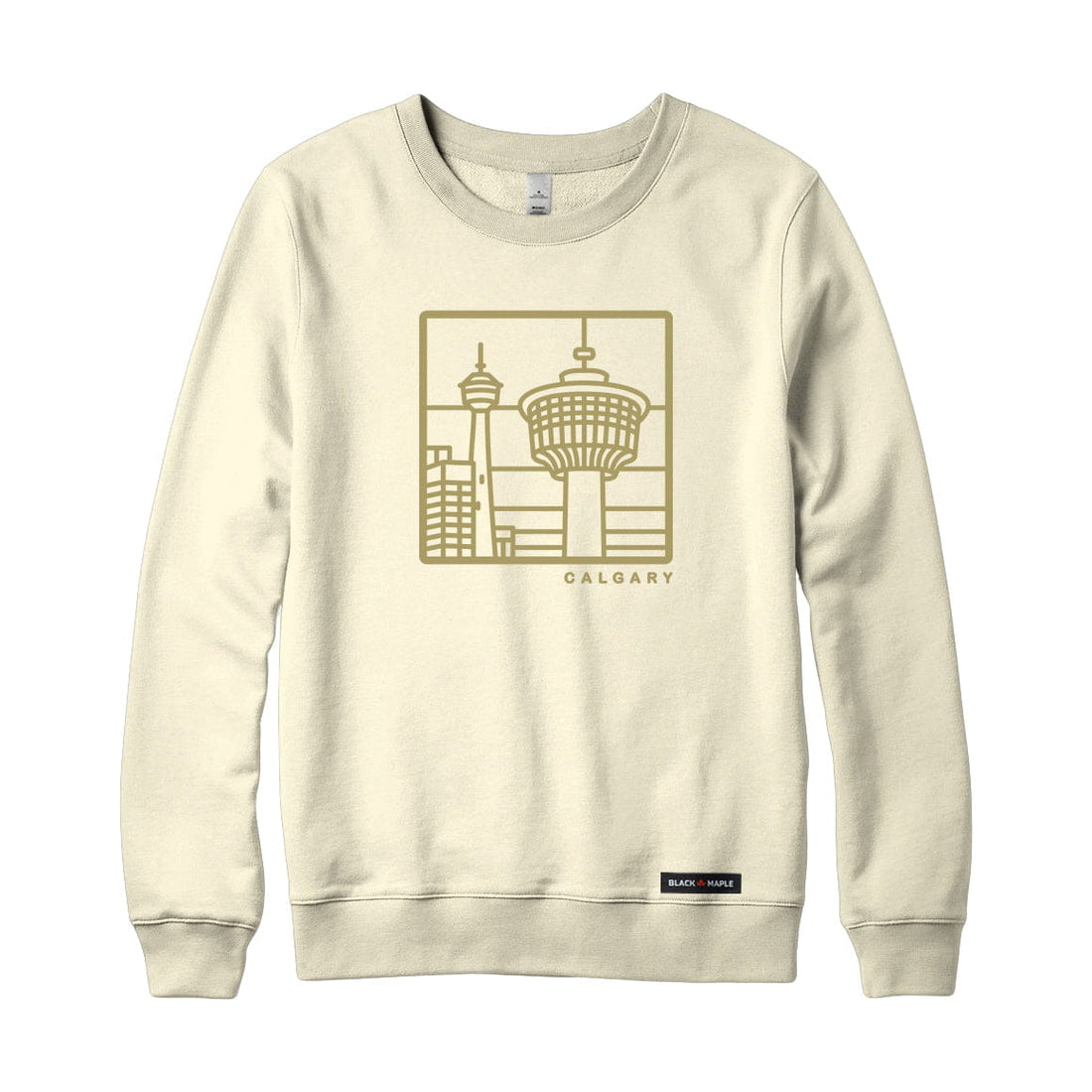 Calgary Stained Glass Landmark Sweatshirt or Hoodie