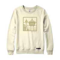 Calgary Stained Glass Landmark Sweatshirt or Hoodie