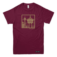 Calgary Stained Glass Landmark T-shirt