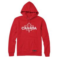 Canada Celebration Stencil Maple Leaf Sweatshirt or Hoodie