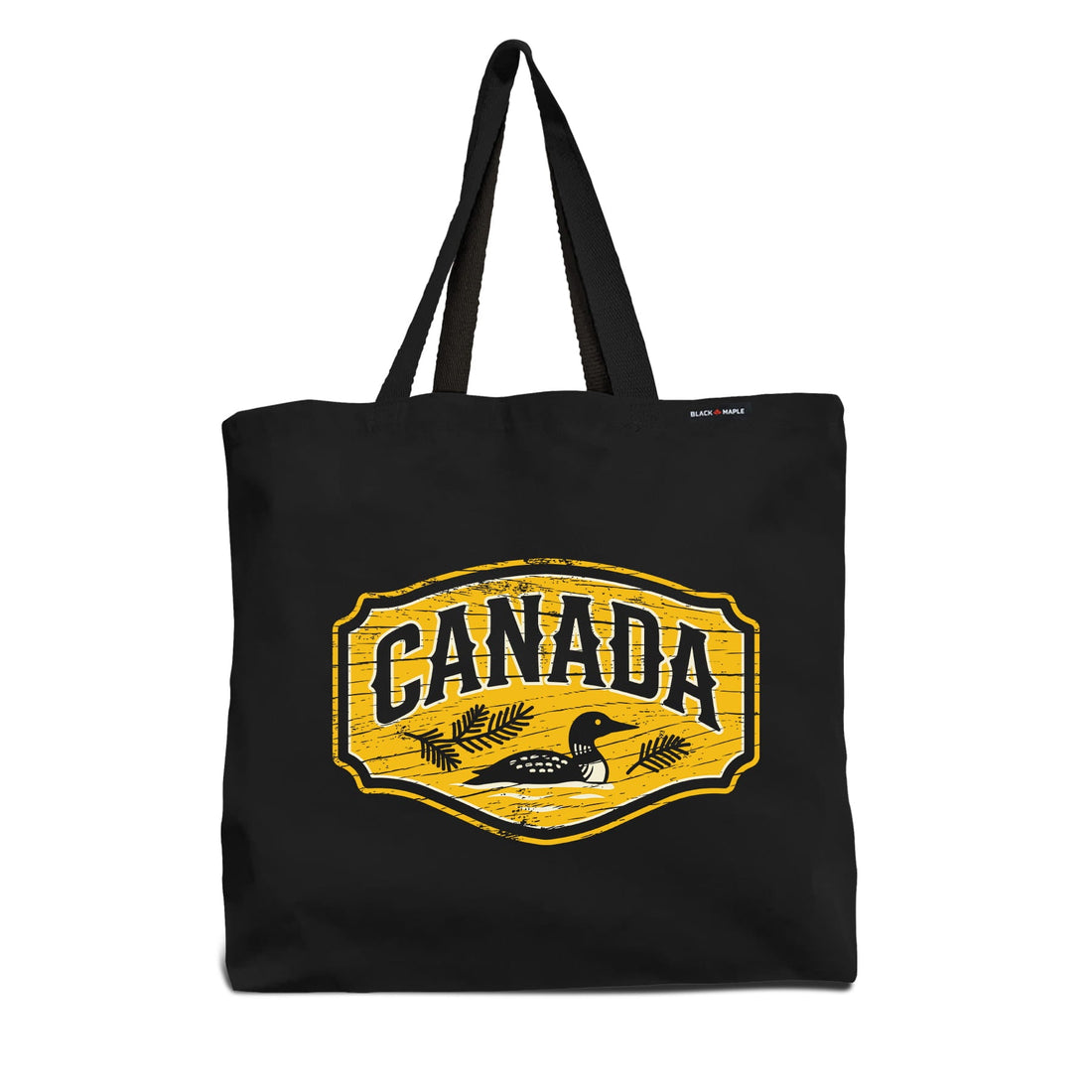 Canada Loon Lake Sign Tote Bag