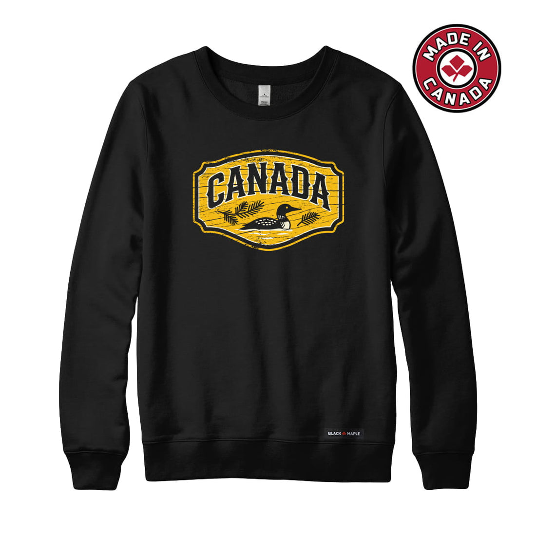 Canada Loon Lake Sign Sweatshirt or Hoodie