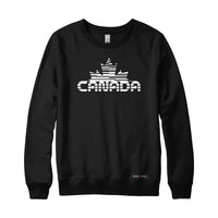 Canada Maple Leaf Retro Cyber-Glitch Sweatshirt or Hoodie