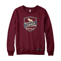 Canada Moose Crest Sweatshirt or Hoodie
