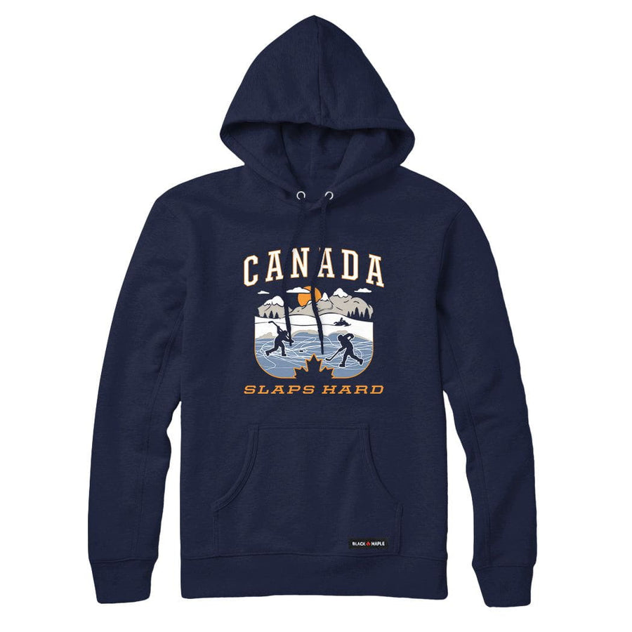 Canada Slaps Hard Pond Hockey Sweatshirt or Hoodie