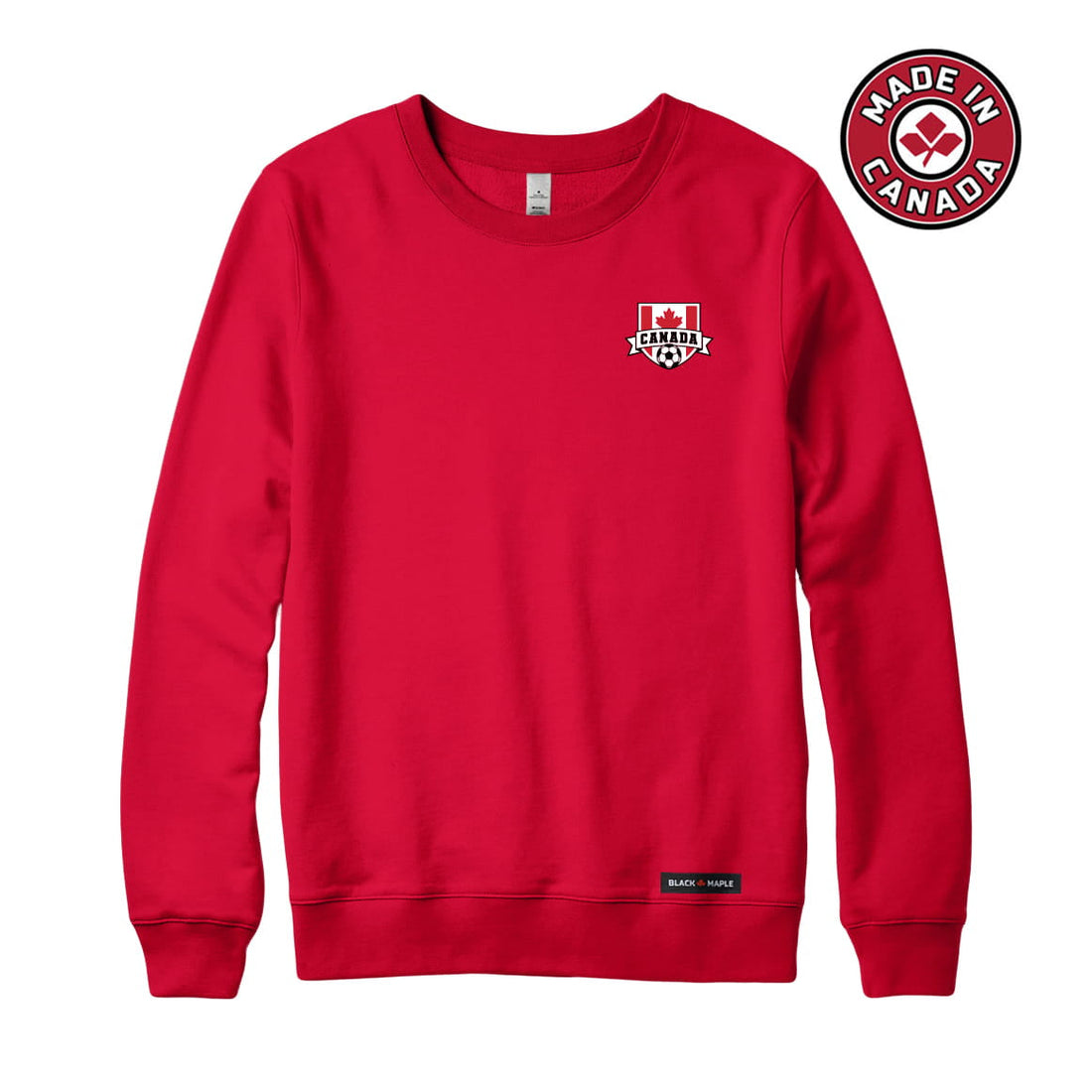 Canada Soccer Game Score Crest Sweatshirt or Hoodie