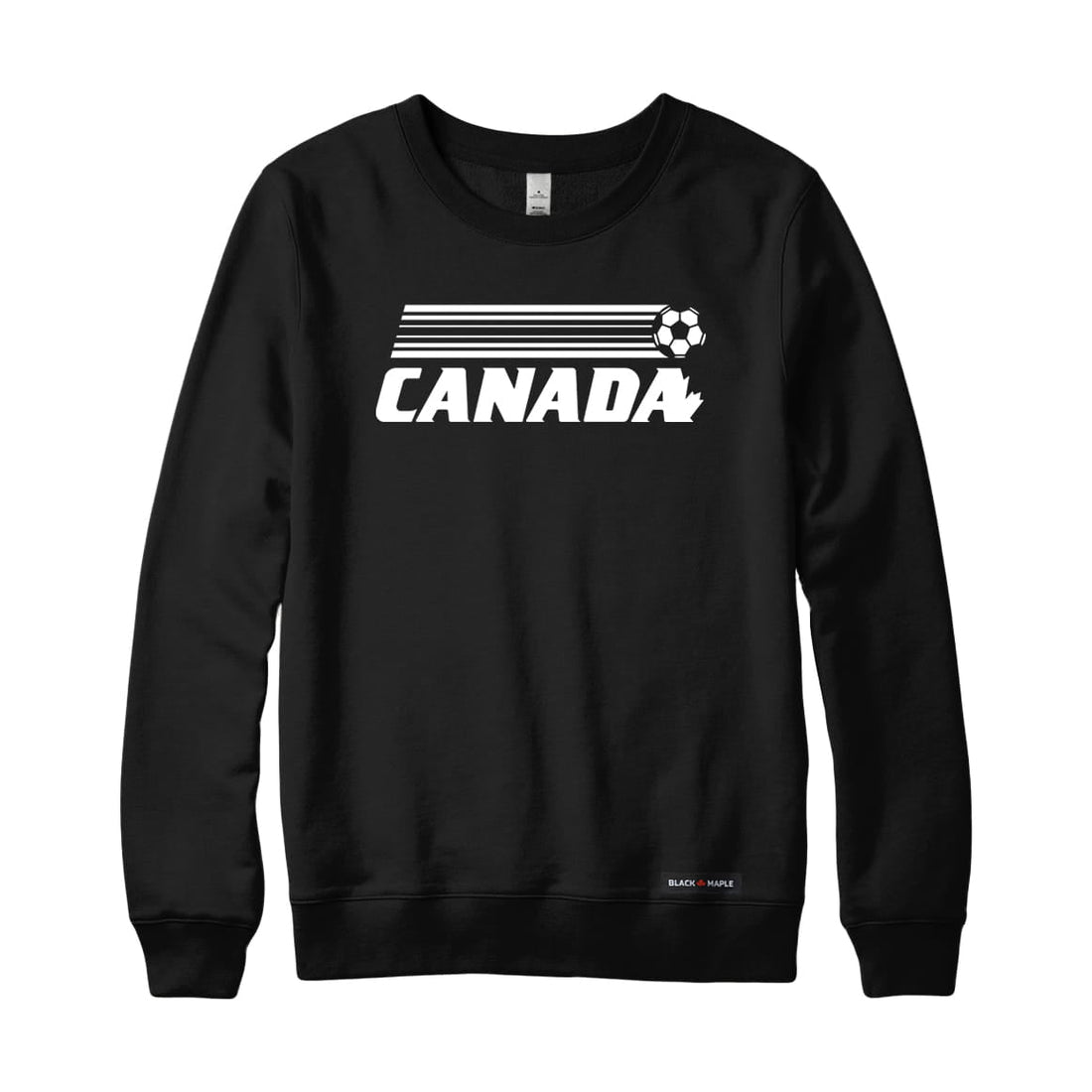 Canada Soccer Retro Stripe Sweatshirt or Hoodie