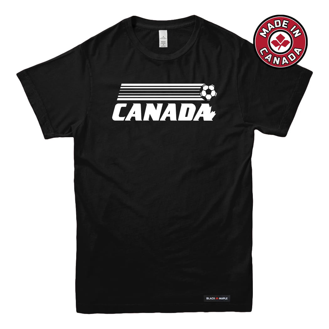 Canada Soccer Retro Stripe T-shirt