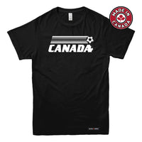 Canada Soccer Retro Stripe T-shirt
