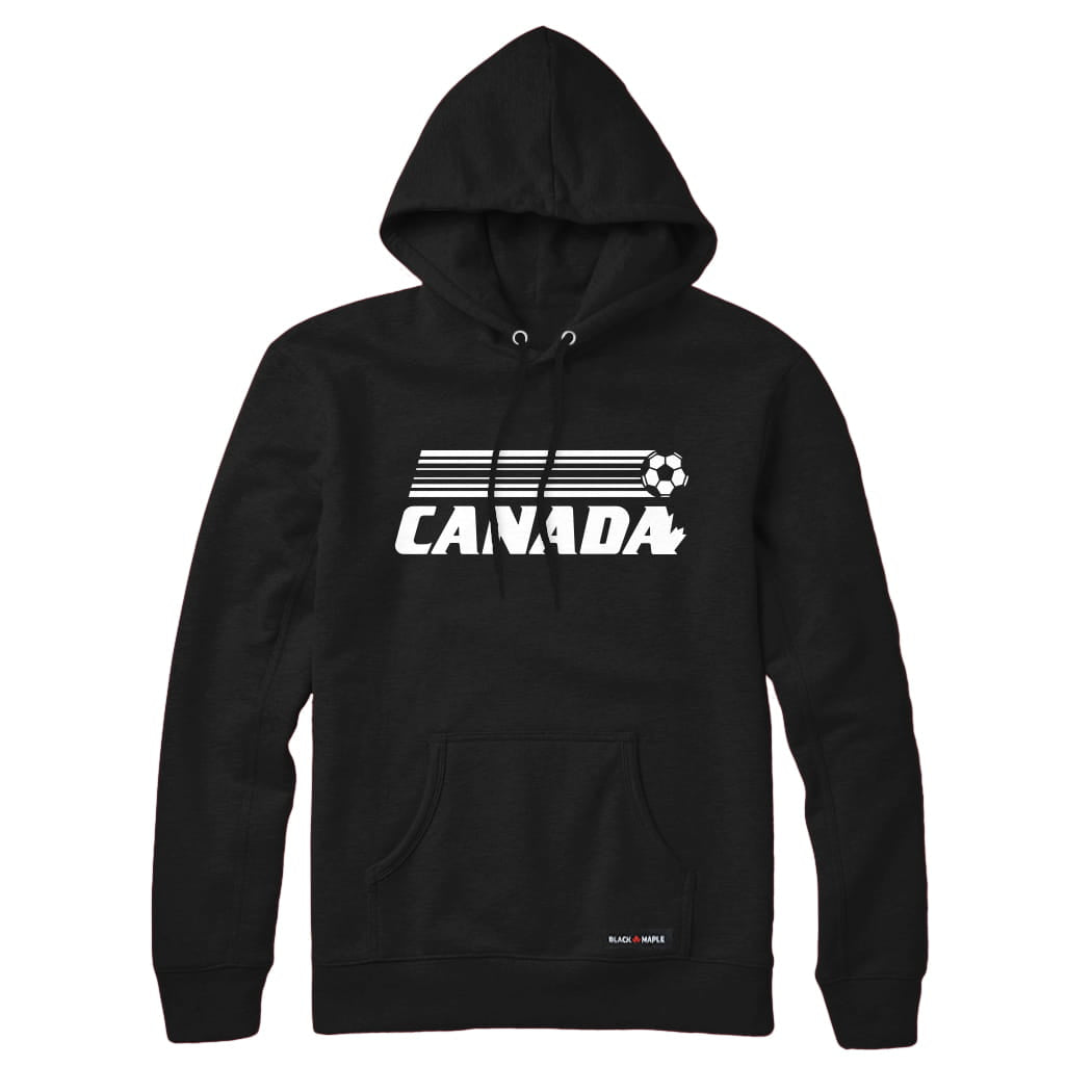 Canada Soccer Retro Stripe Sweatshirt or Hoodie