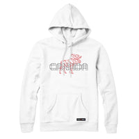 Canada Unity Wireframe Moose Sweatshirt or Hoodie