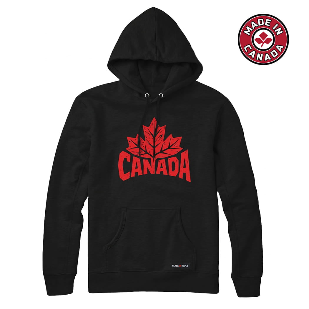 Canada Heritage Woodcut Sweatshirt or Hoodie