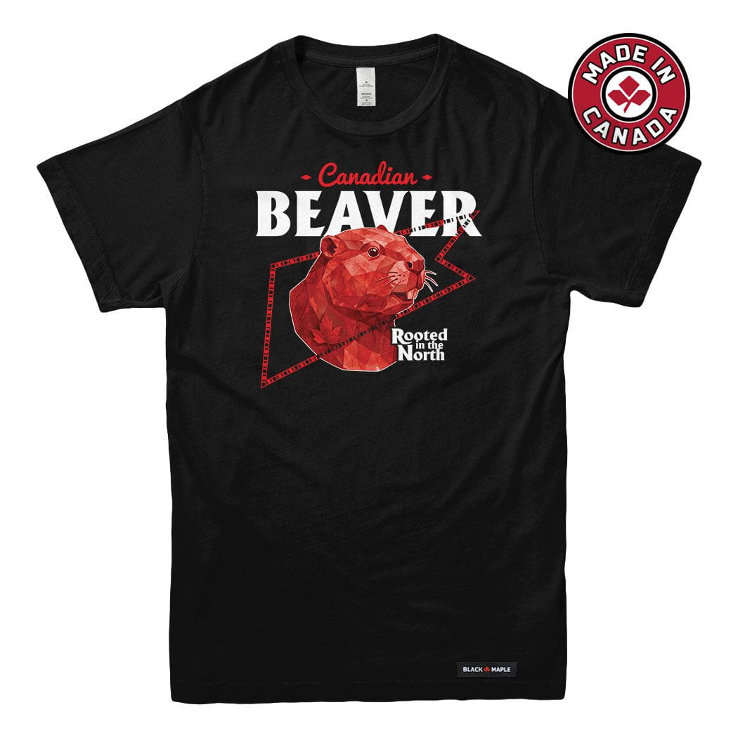 Canadian Beaver Low Poly Bust T-shirt