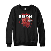 Canadian Bison Low Poly Bust Sweatshirt or Hoodie
