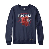Canadian Bison Low Poly Bust Sweatshirt or Hoodie