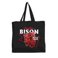 Canadian Bison Low Poly Bust Tote Bag
