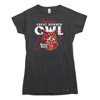 Canadian Great Horned Owl Low Poly Bust T-shirt