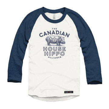 Canadian House Hippo Alliance Raglan Baseball Shirt
