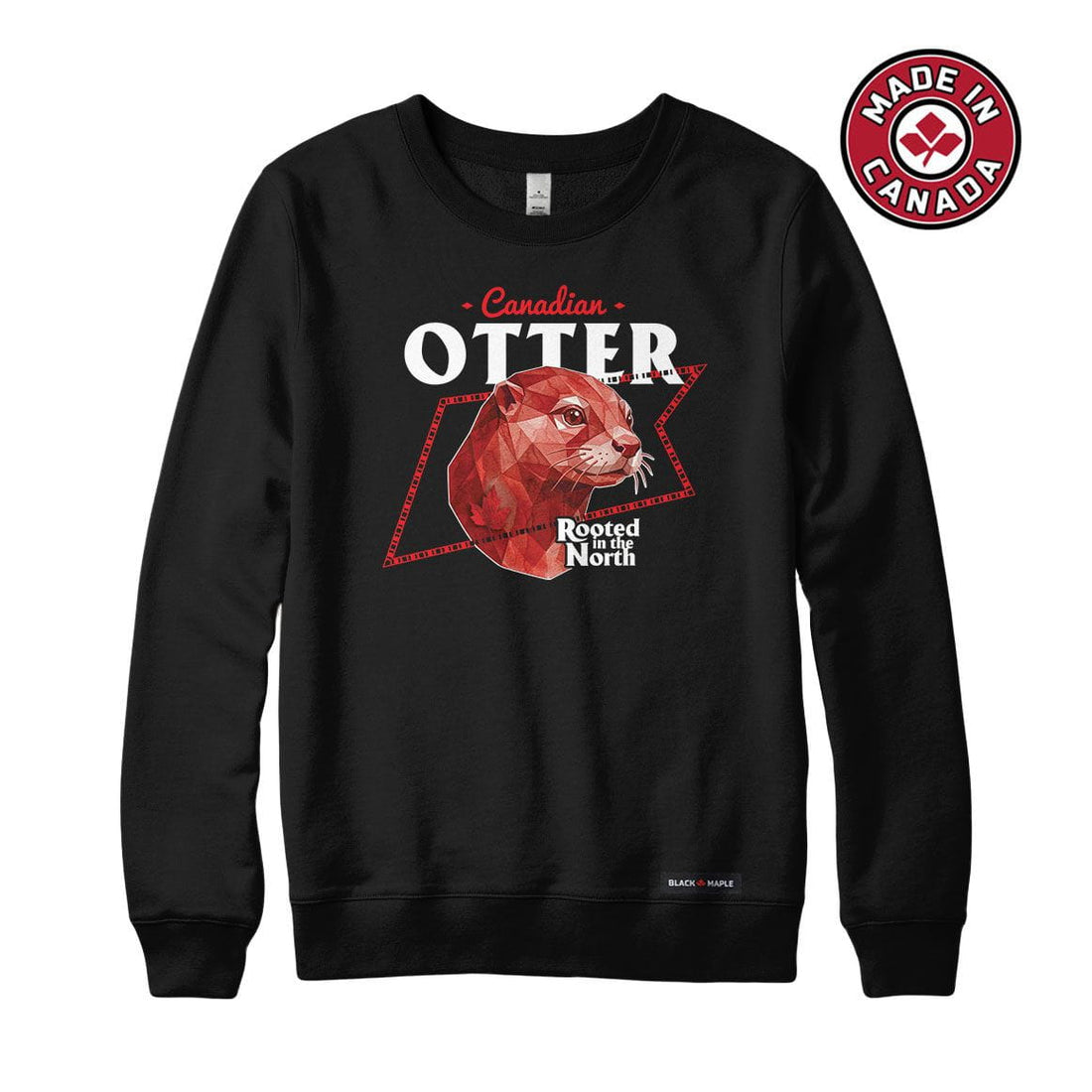 Canadian Otter Low Poly Bust Sweatshirt or Hoodie