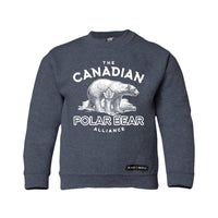 Canadian Polar Bear Alliance  Kids Crewneck Sweatshirt