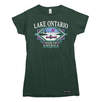 Classic 90s Lake Ontario Canoe Trip Womens T-shirt