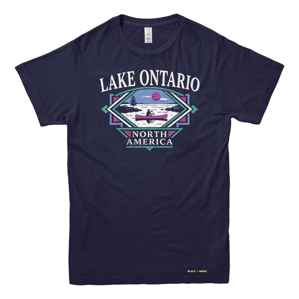 Classic 90s Lake Ontario Canoe Trip Mens T-shirt
