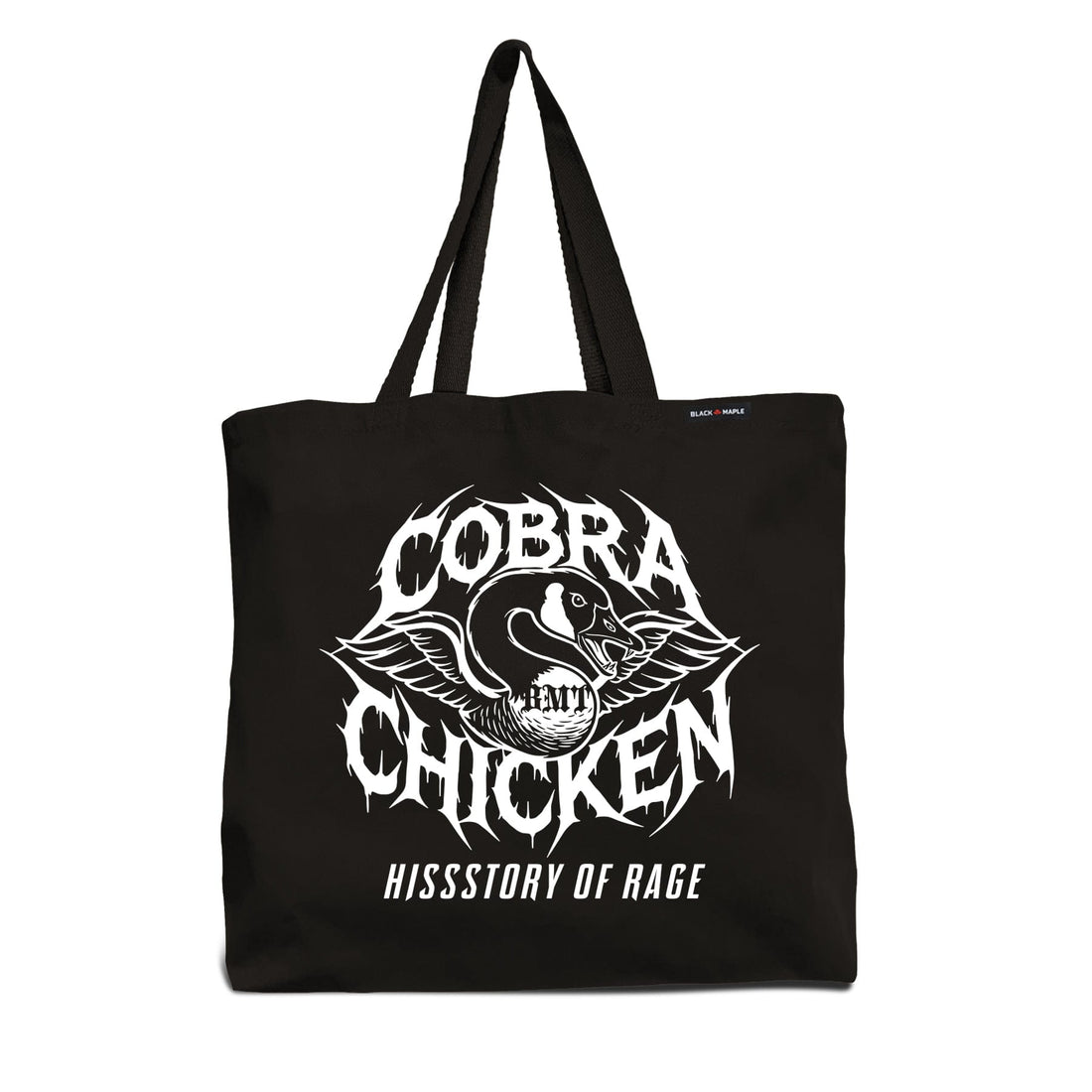 Cobra Chicken Hissstory of Rage Tote Bag