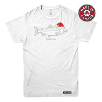 Coho Ho Christmas Salmon Mens T-shirt