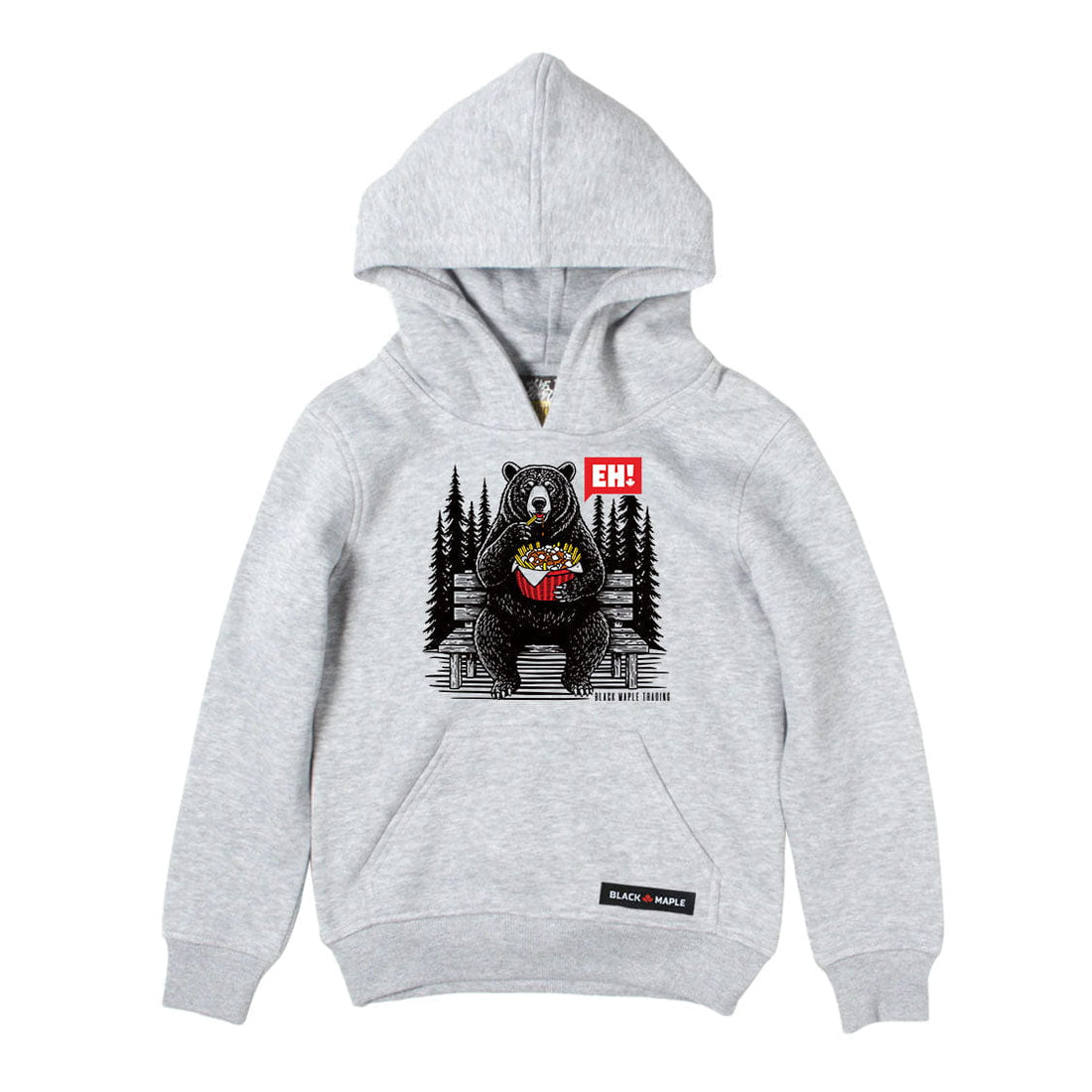 Eh! Bear Poutine Kids Sweatshirt or Hoodie