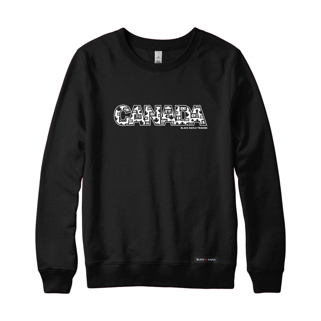 Eh! Canada Pattern Sweatshirt or Hoodie