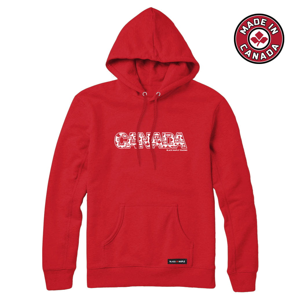 Eh! Canada Pattern Sweatshirt or Hoodie