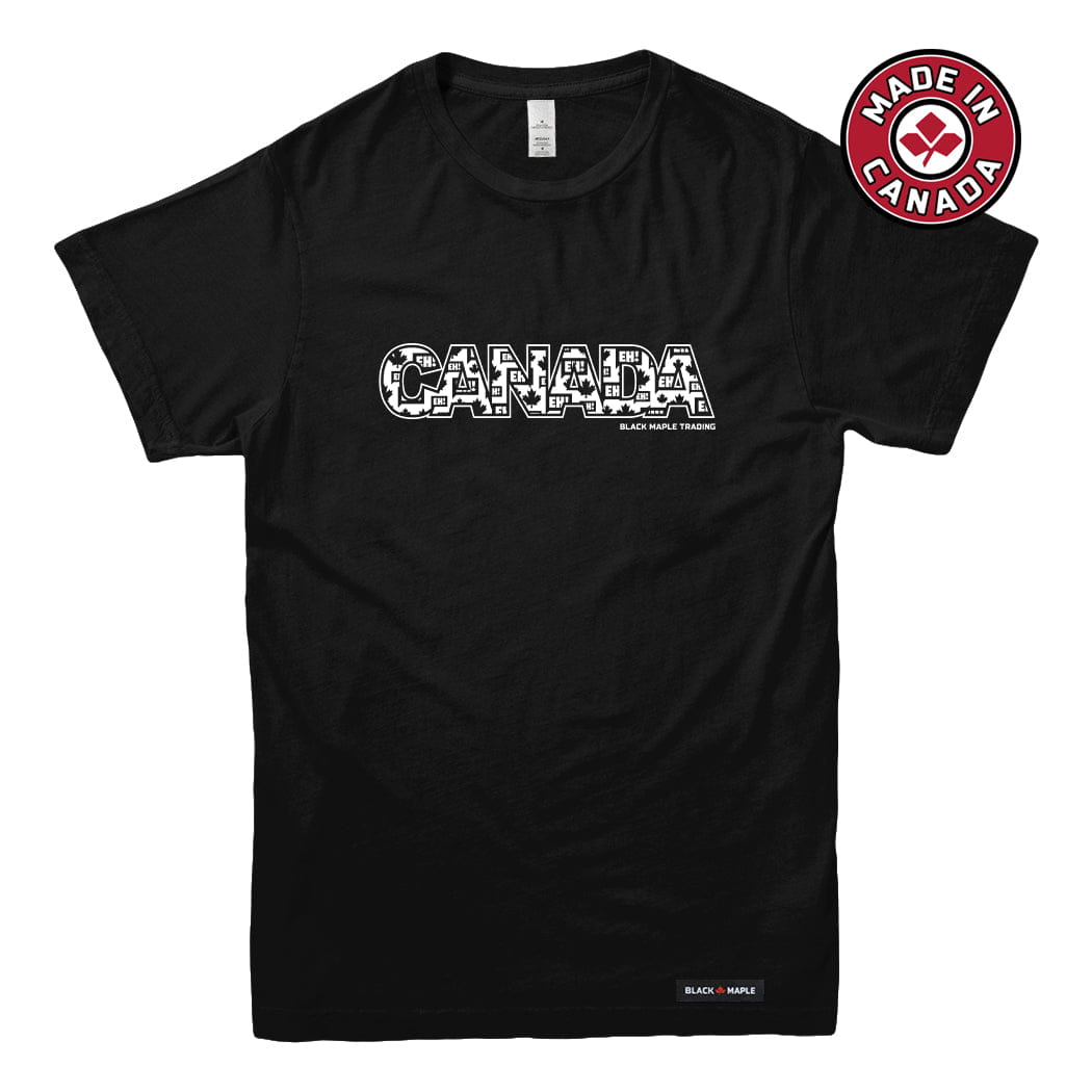 Eh! Canada Pattern T-shirt