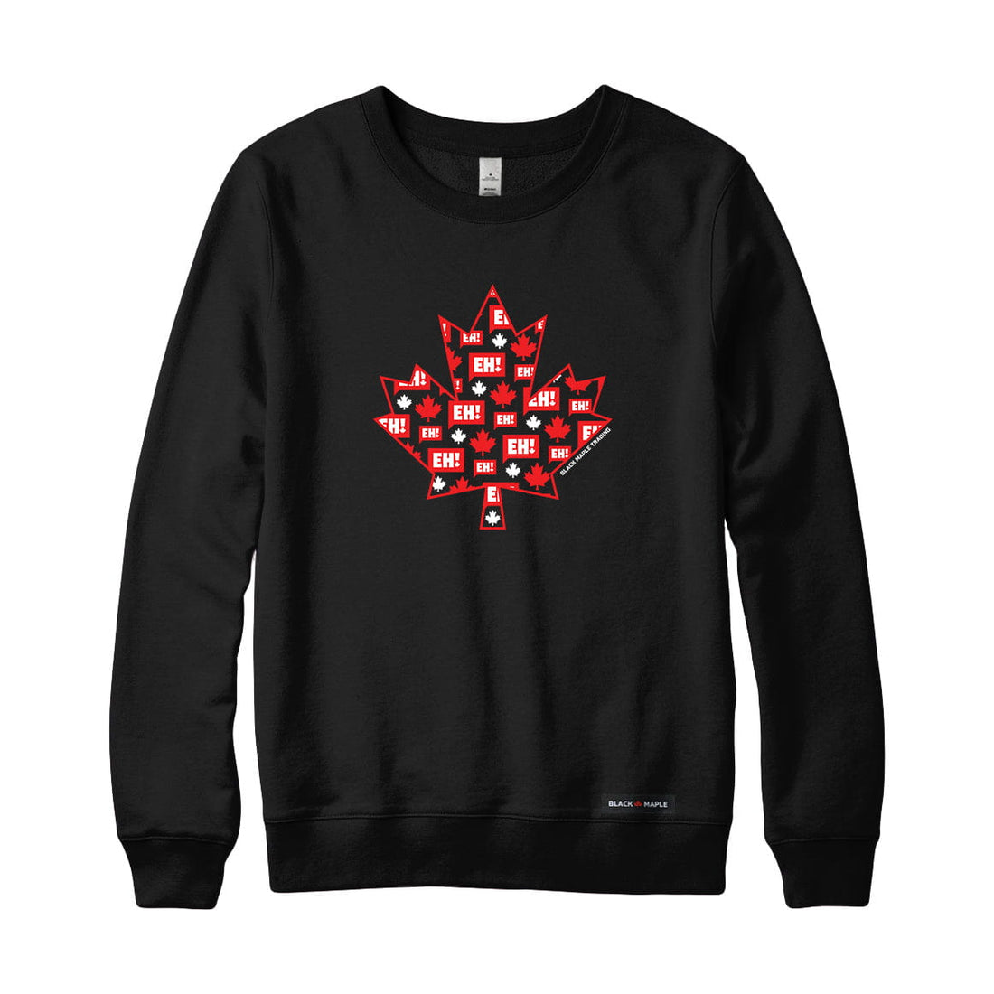Eh! Maple Leaf Pattern Sweatshirt or Hoodie