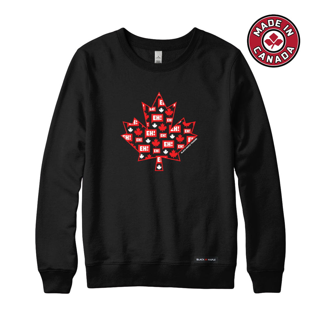 Eh! Maple Leaf Pattern Sweatshirt or Hoodie