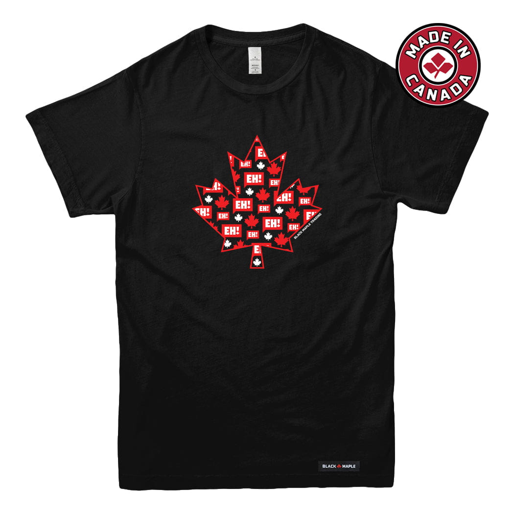 Eh! Maple Leaf Pattern T-shirt