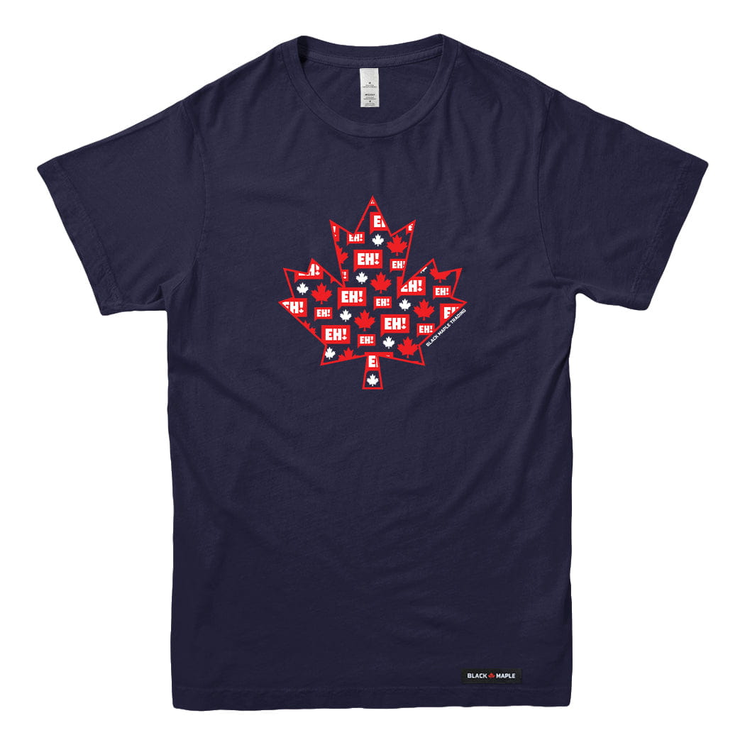 Eh! Maple Leaf Pattern T-shirt