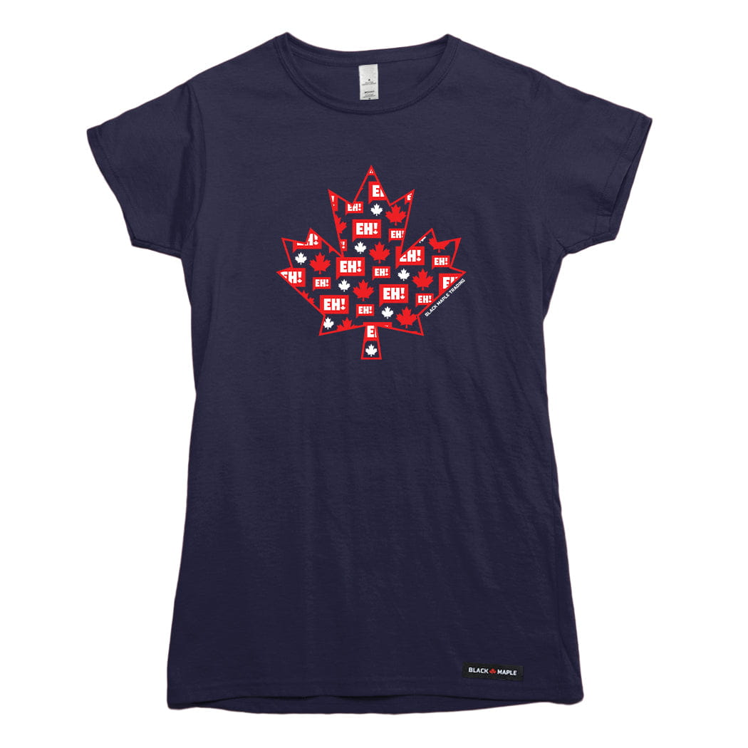 Eh! Maple Leaf Pattern T-shirt